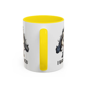Dog Lover's Accent Coffee Mug - I Woof You, Pet Gift, Animal Lover Cup, Dog Mom Mug, Cute Dog Design, Fun Coffee Cup