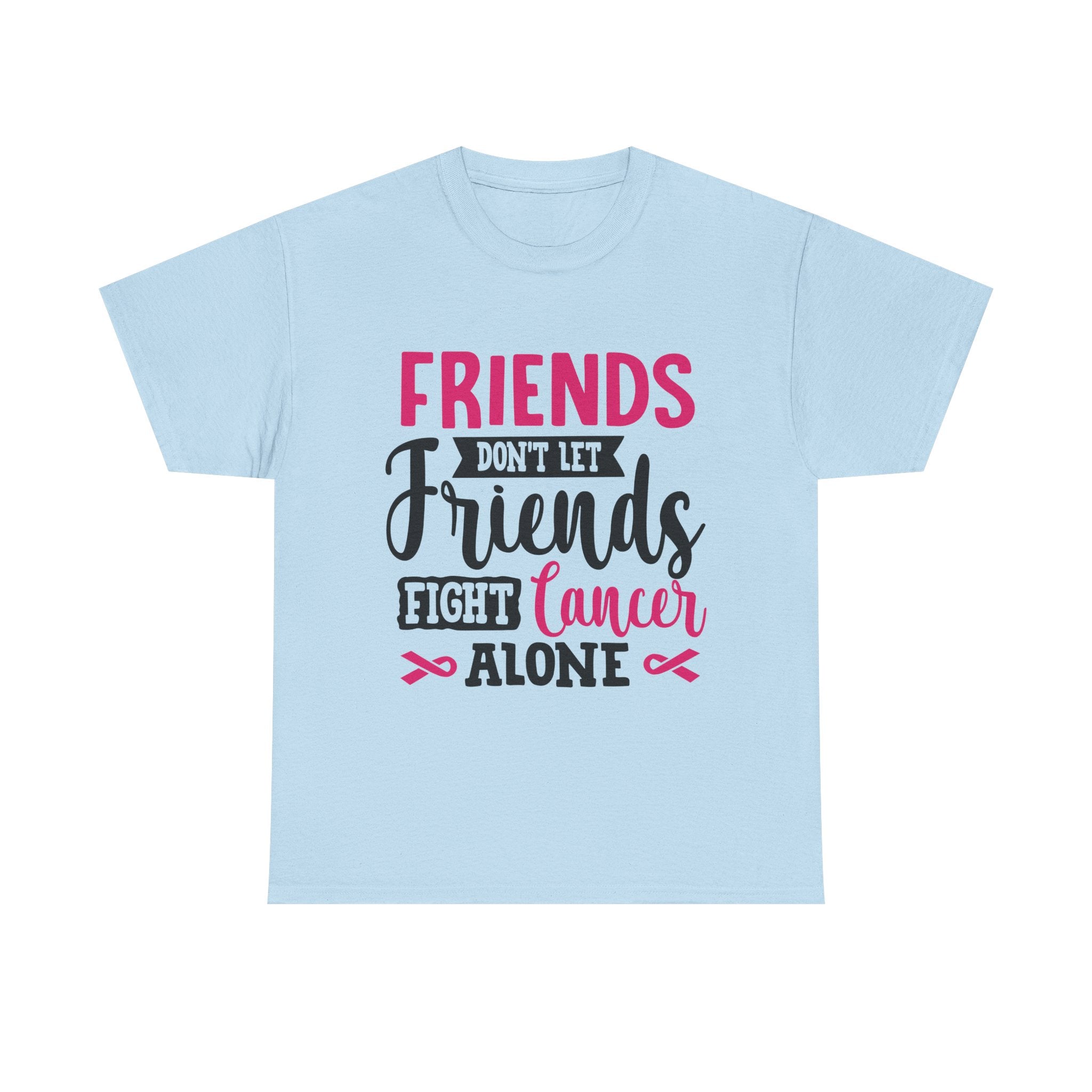 Unisex Cancer Awareness Tee, Support Friends, Fight Cancer Together, Inspirational Gift, Awareness Event Shirt