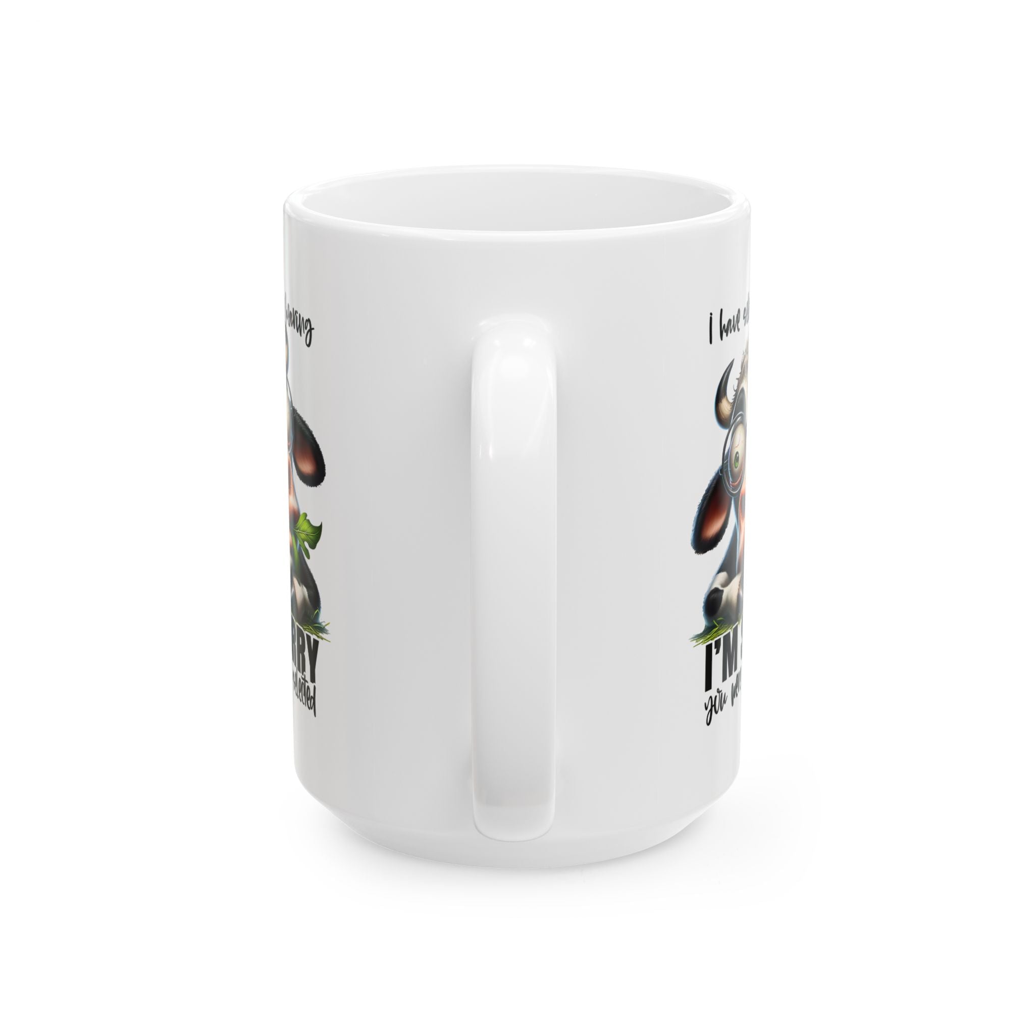 Funny  attitude Cow coffee Mug  Coffee Cup | Gift for Cow Lovers,  Cute Kitchen Mug