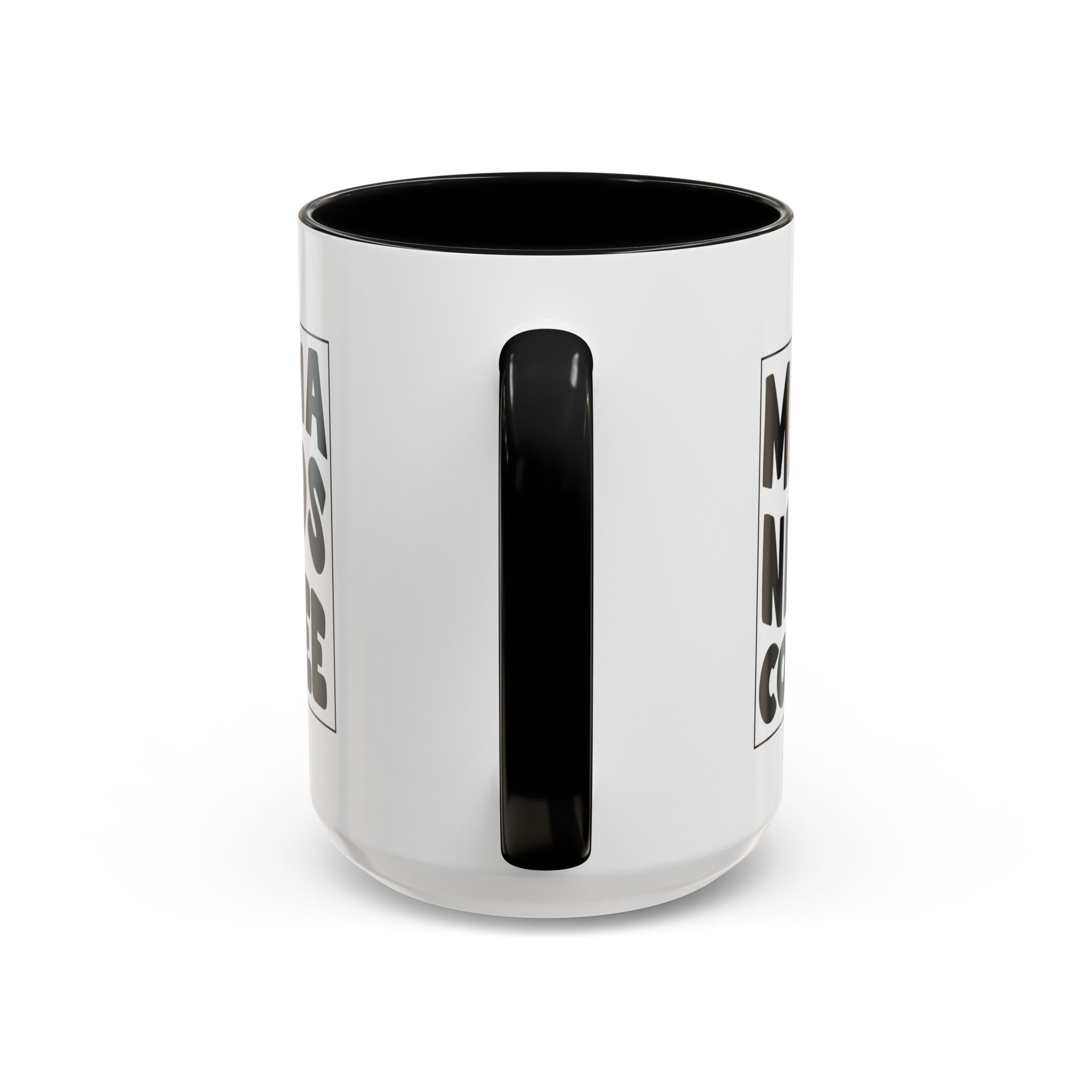 mama needs coffee funny Accent Coffee Mug (11, 15oz) by the x m world