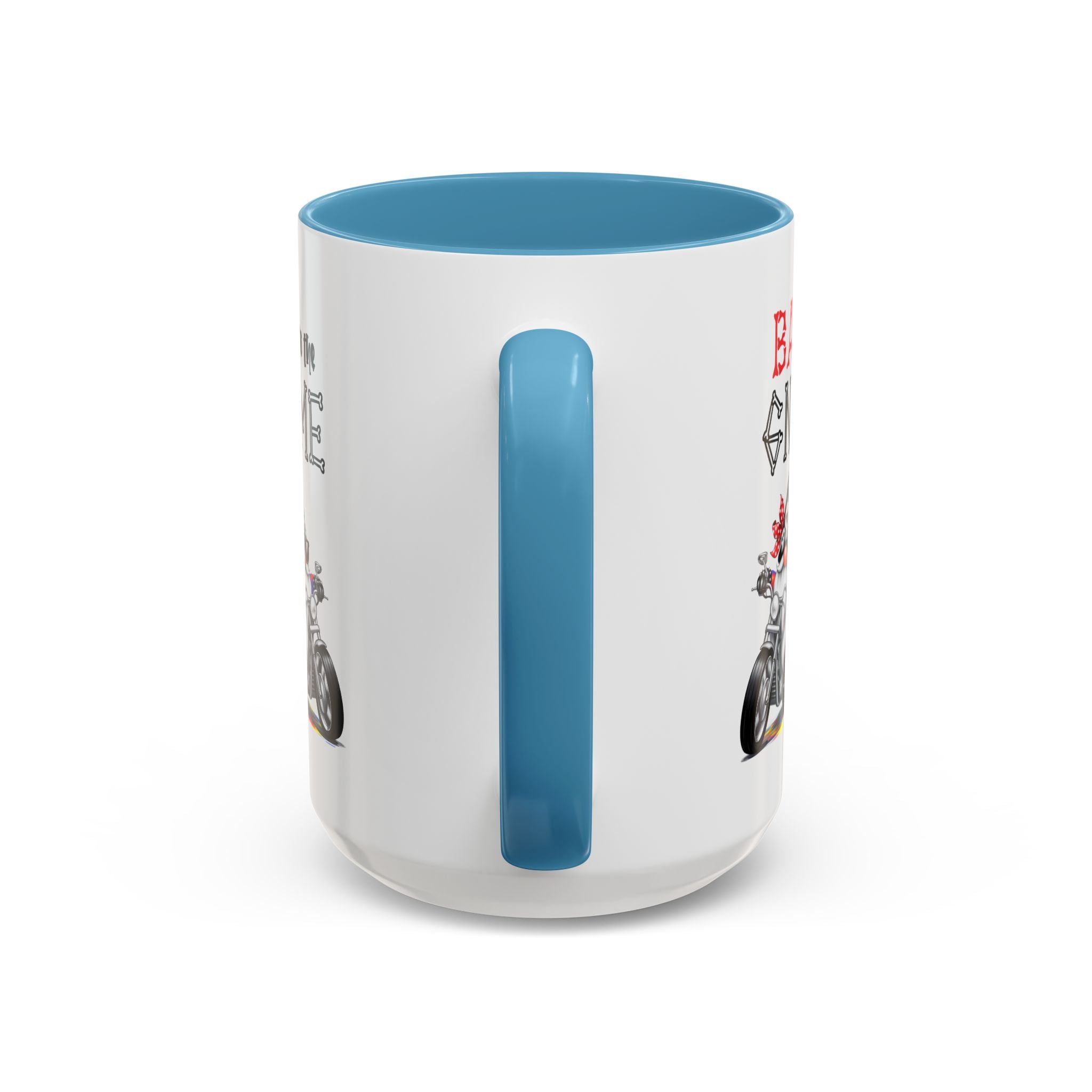 Bad to the Gnome Coffee Mug - 11oz & 15oz Accent Mugs for Bikers & Gnome Lovers
