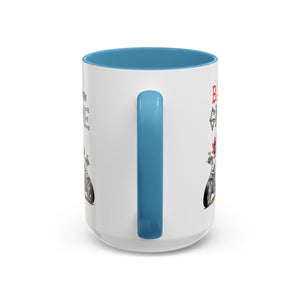 Bad to the Gnome Coffee Mug - 11oz & 15oz Accent Mugs for Bikers & Gnome Lovers