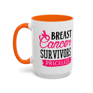 Breast Cancer Survivors Coffee Mug, Inspirational Cancer Gift, Supportive Awareness Mug, Gift for Survivors, Encouraging Morning Coffee