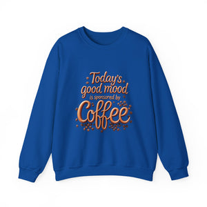 Coffee Mood Crewneck Sweatshirt - Cozy Gift for Coffee Lovers, Perfect for Birthdays, Holidays, Casual Days, Comfortable Wear