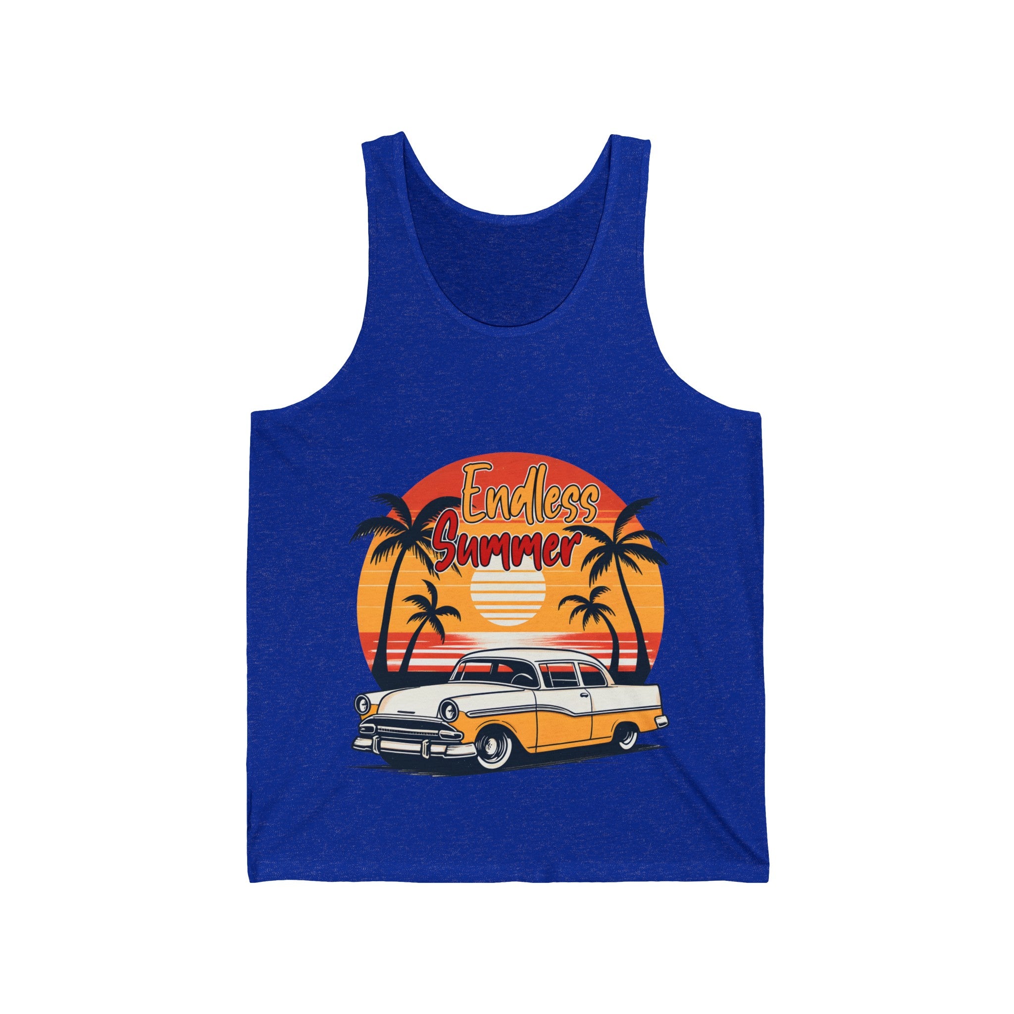 endless summer retro beach Unisex Jersey Tank by mrdragonsfire