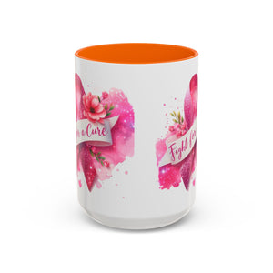 Inspirational Breast Cancer Awareness Coffee Mug - Fight for a Cure, Support Cancer Survivors, Gifts for Her, Pink Ribbon Design, [...]