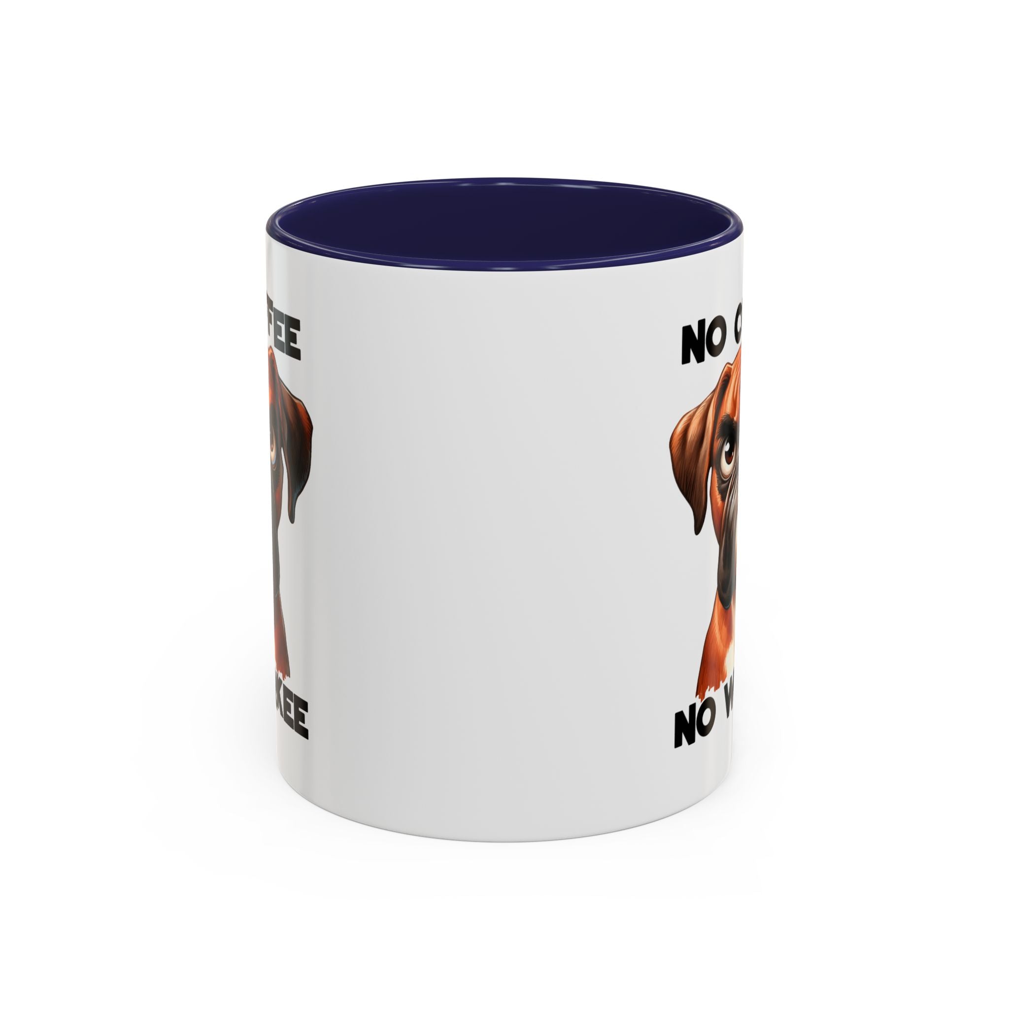 Boxer Dog Coffee Mug - No Coffee No Workee, Funny Dog Lover Gift, Pet Owner Tea Cup, Animal Lover Kitchen Decor, Boxer Mom Mug