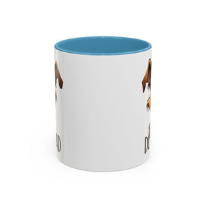 Dog Dad Accent Coffee Mug - Fun Gift for Dog Lovers, Pet Fathers, Father's Day, Birthday, Coffee Lovers