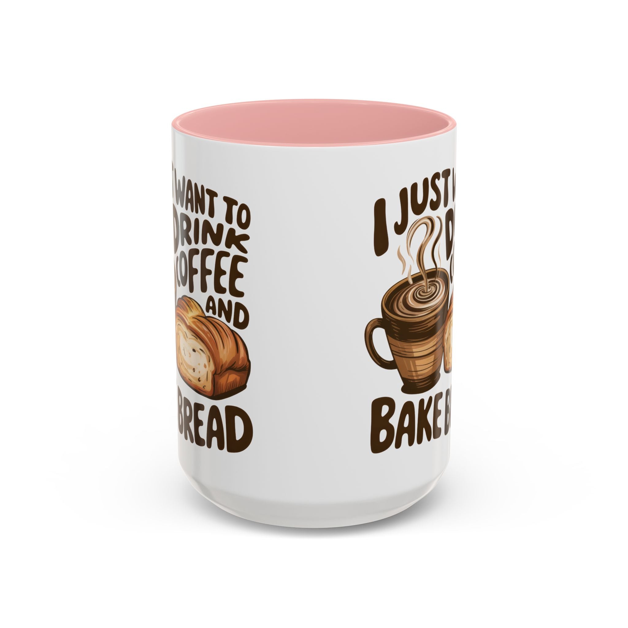 Cute Coffee & Bread Mug - Ideal for Baking Enthusiasts kitchen fun cozy