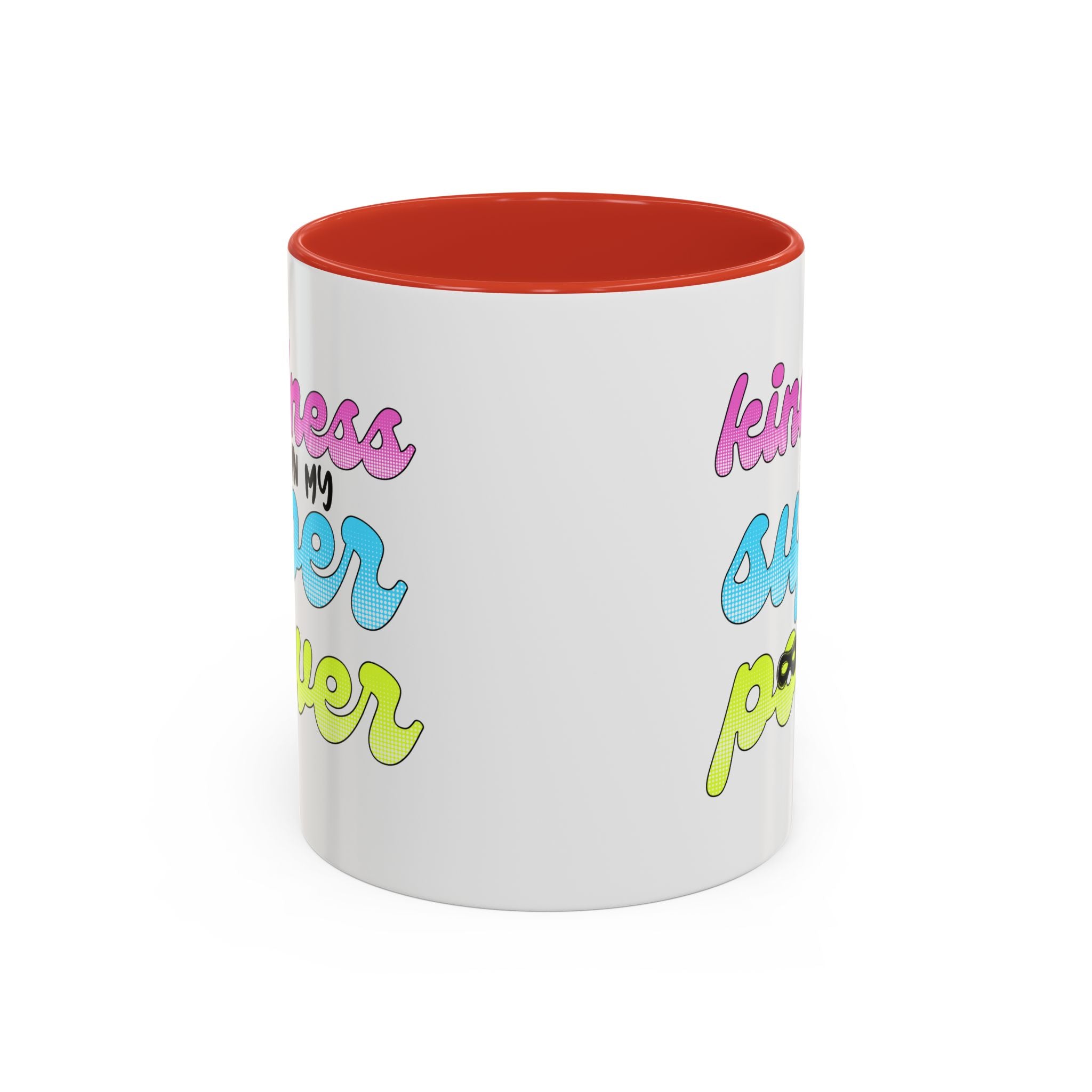 Kindness Superpower Coffee Mug, Inspirational Gift for Friends, Motivational Work Mug, Cute Drinkware for All Occasions, Unique