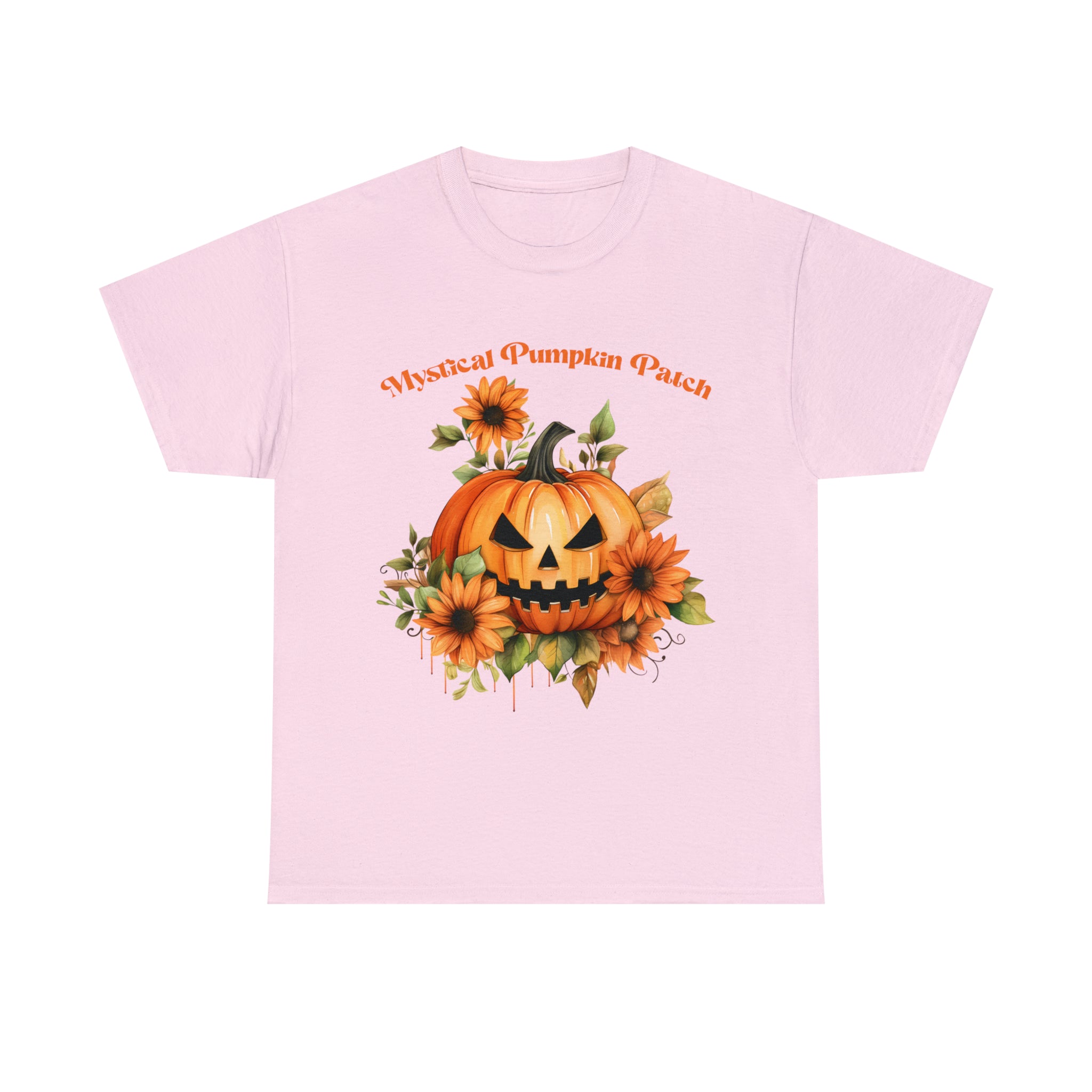 Halloween unisex t shirt mystical pumkin patch fall fun stocking stuffer Unisex Heavy Cotton Tee