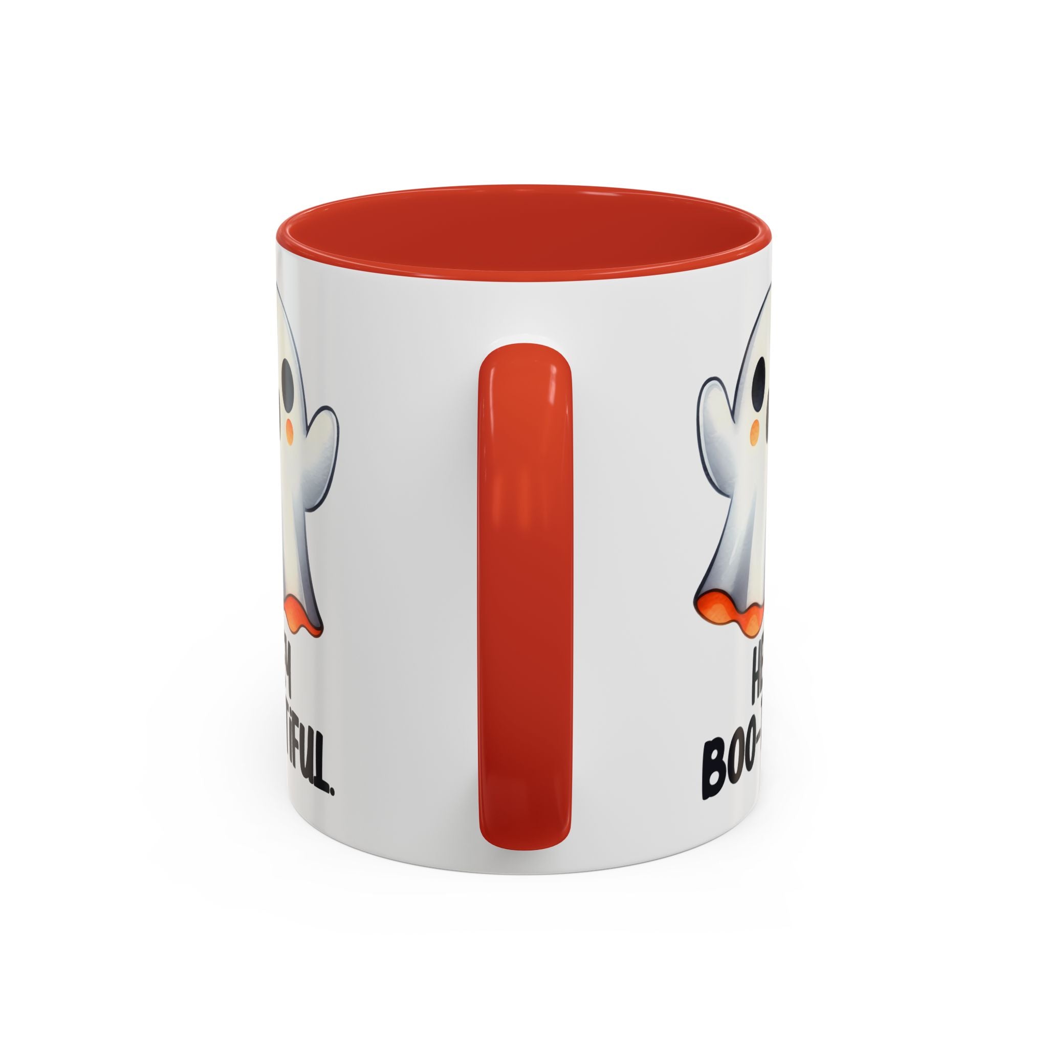 Hey Boo-tiful Ghost Coffee Mug, Halloween Mug, Cute Gift, Spooky Decor, Fun Mug