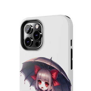 vampire girl horror art Tough Phone Cases