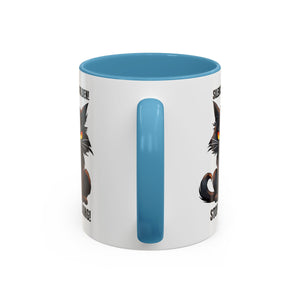 Funny Cat Mug | Silence Is Golden Coffee Cup | Gift for Cat Lovers | Humorous Kitchenware | Ceramic Teacup | Unique Animal Gifts