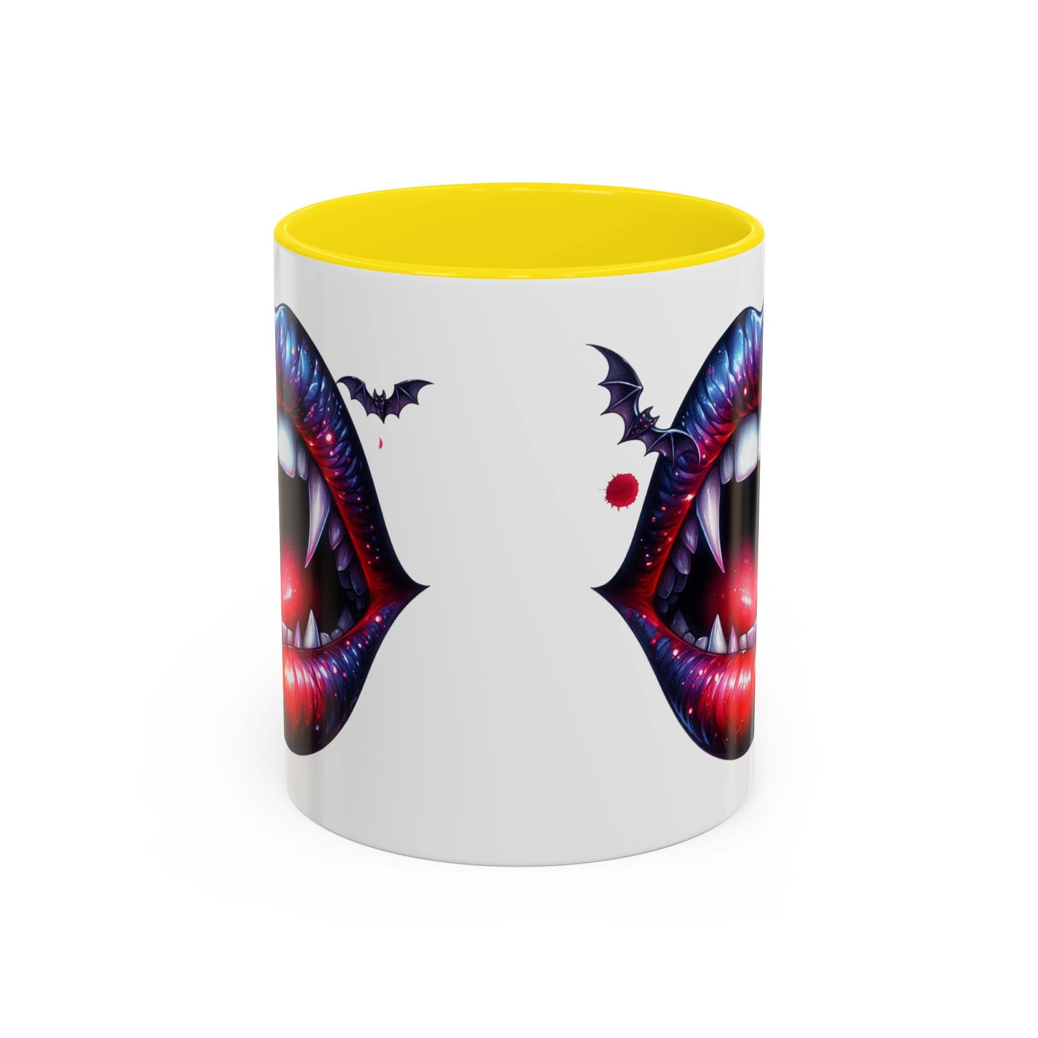 Vampire Lips Coffee Mug, Gothic Drinkware, Halloween Gift, Spooky Kitchen Decor, Vampires, Halloween Party Accessories
