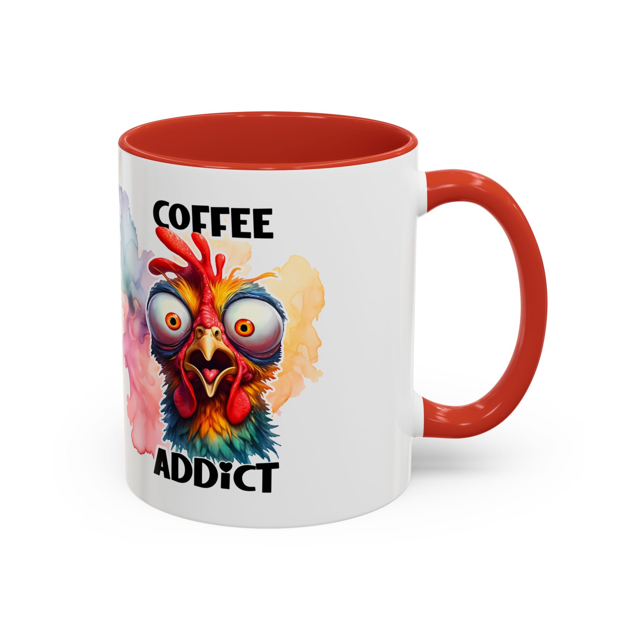 Coffee Addict Mug, Funny Coffee Lover Gift, Unique Kitchen Decor, Quirky Morning Brew Cup, Perfect for Birthdays & Holidays