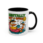 Fun Summer Coffee Mug, Quirky Gift for Beach Lovers, Office Humor Mug, Relaxation, Vacation, Cute Animal Design