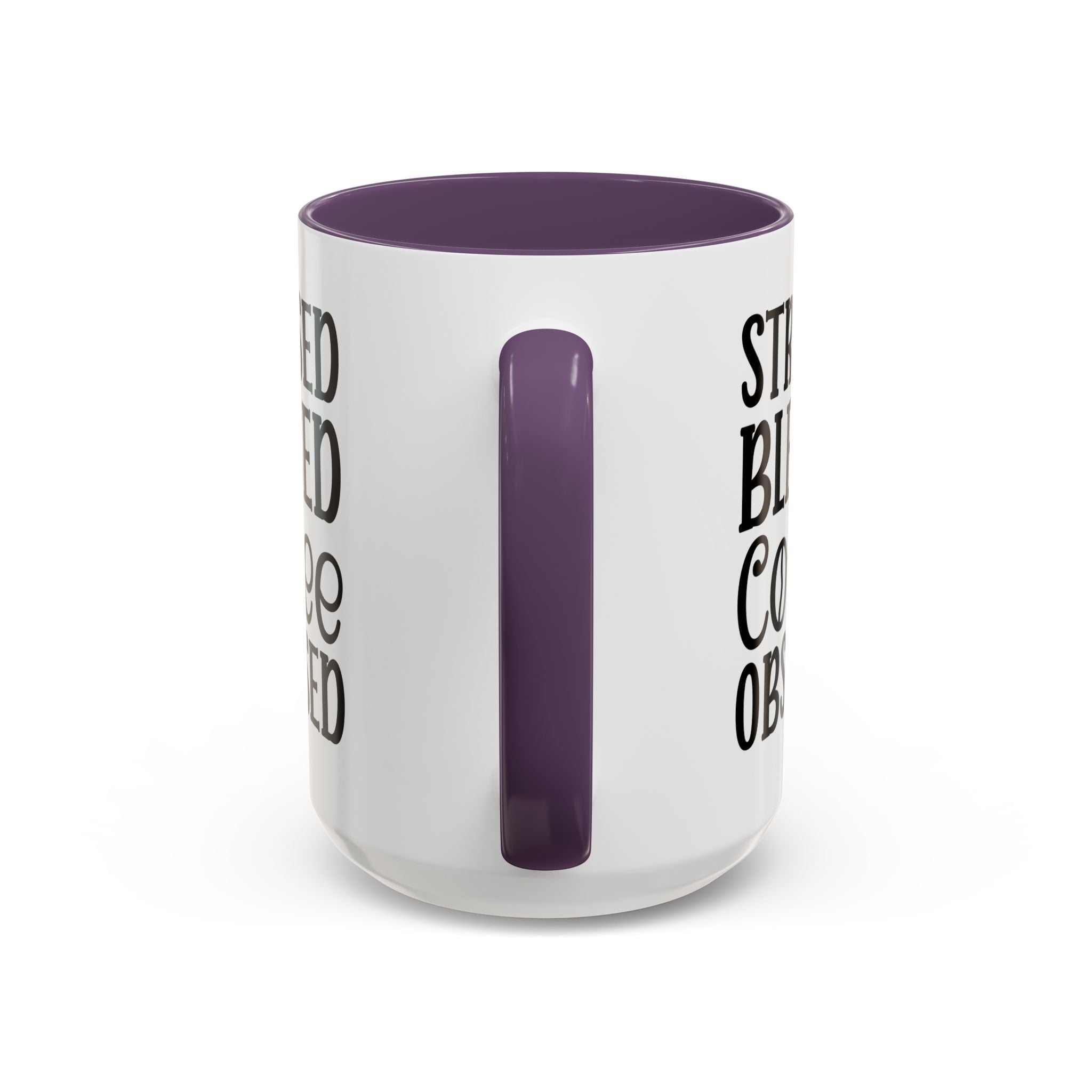 Stressed Blessed Coffee Obsessed Mug, Motivational Coffee Mug, Gift for Coffee Lovers, Funny Office Mug, Self-Care Gift Idea