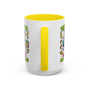 Thriving on Caffeine Mug | Funny Owl Coffee Cup | Gift for Coffee Lovers | Cute Kitchen Decor | Birthday, Holiday Gift