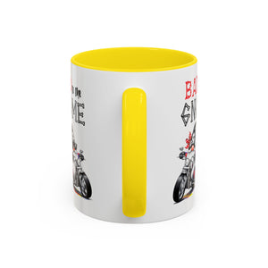 Bad to the Gnome Coffee Mug - 11oz & 15oz Accent Mugs for Bikers & Gnome Lovers