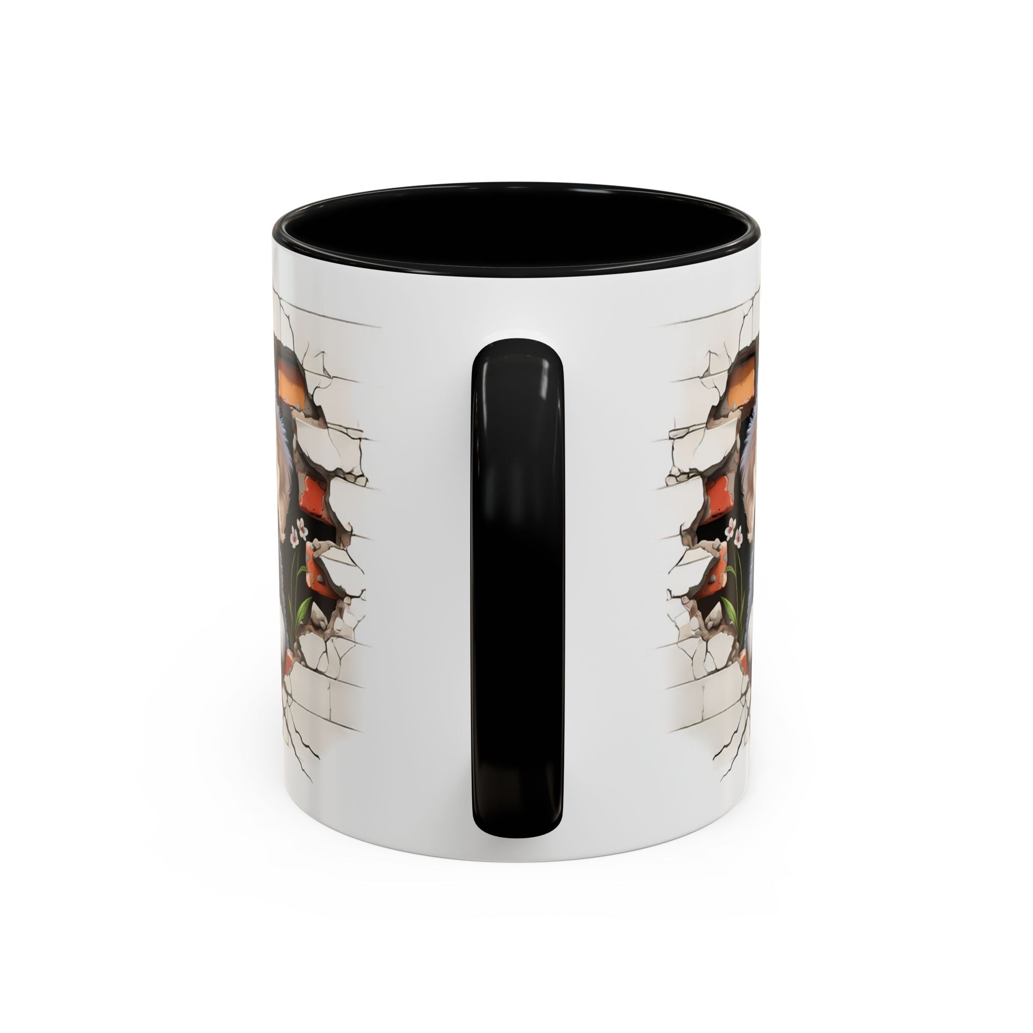 Cute Puppy Accent Coffee Mug - Adorable Dog Lover Gift, Pet-Themed Mug, Home Decor, Ideal for Gifts, Animal Enthusiast