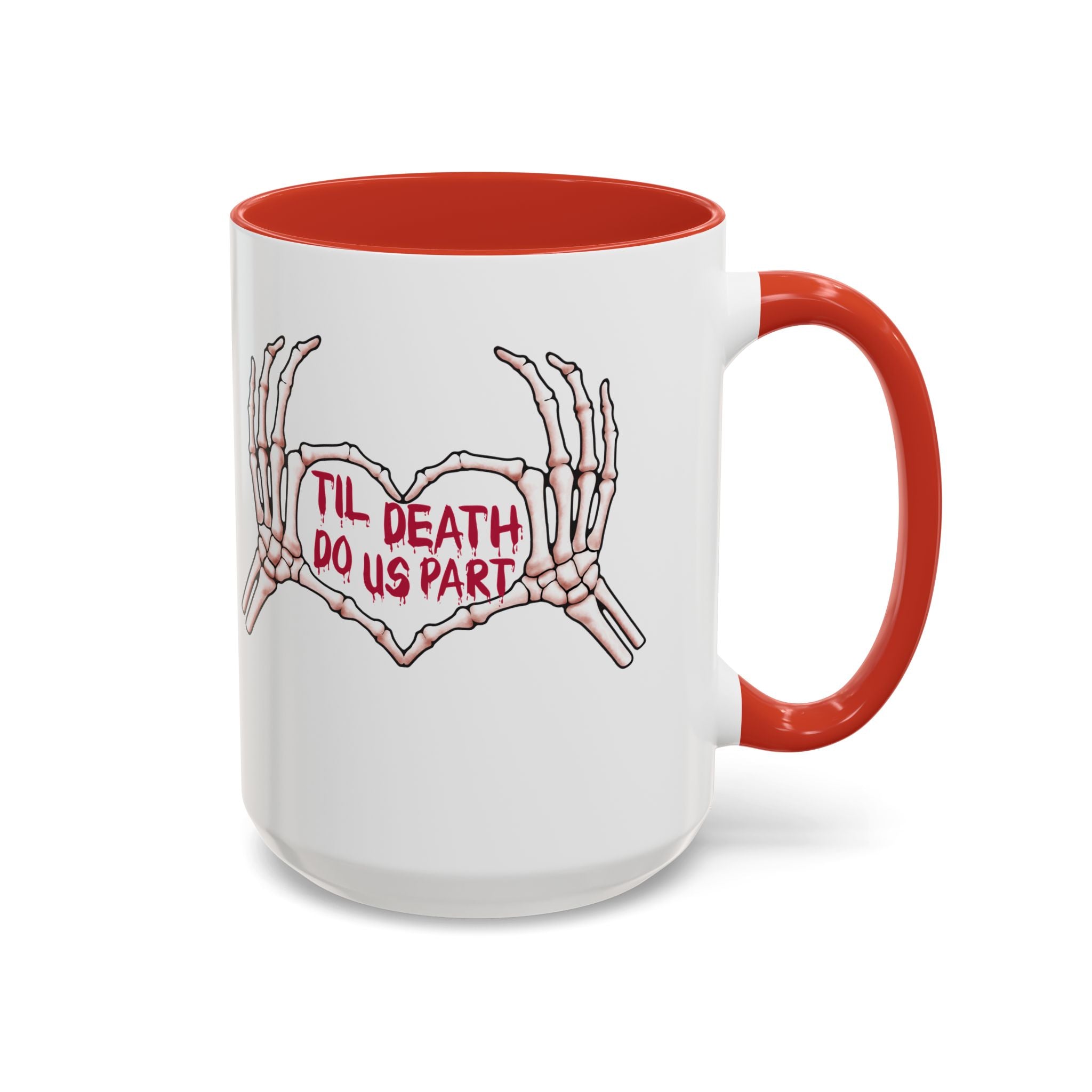 Til Death Do Us Part Skeleton Hands Coffee Mug