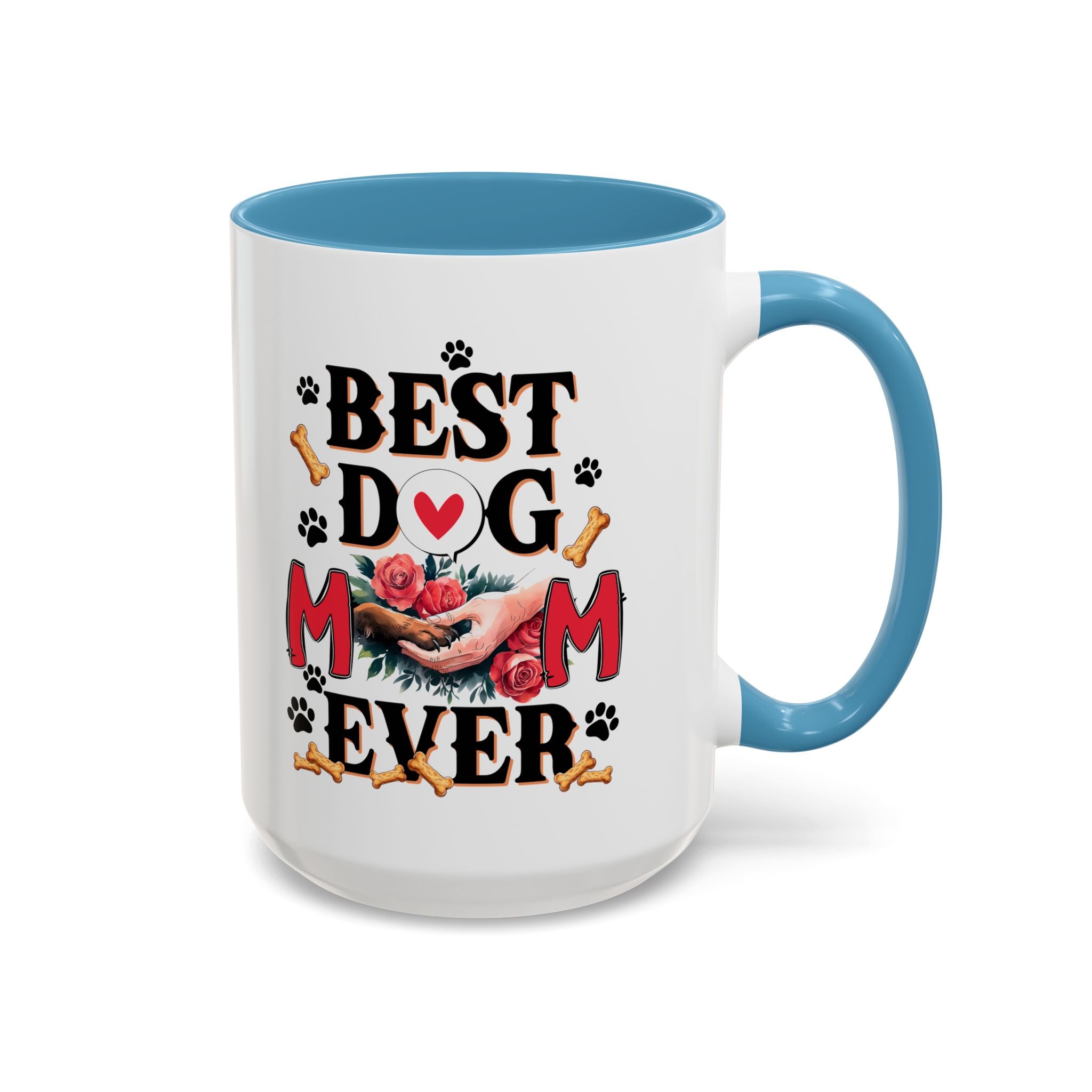 Best Dog Mom Ever Coffee Mug - Perfect Gift for Dog Lovers, Pet Moms, Animal Lovers, Dog-Themed Kitchen Decor, Best Friend Gift