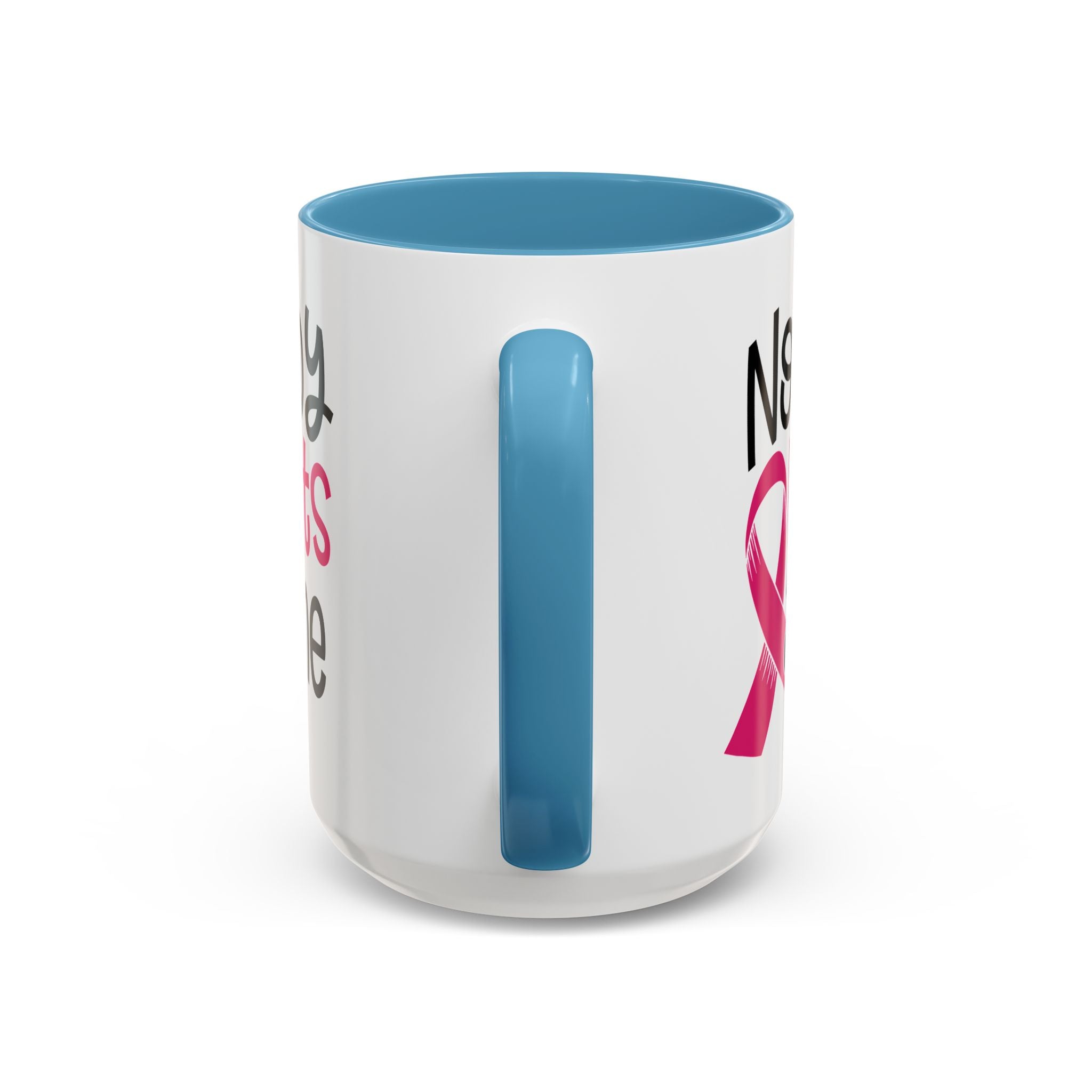 Inspirational Coffee Mug for Support - 'Nobody Fights Alone' | Breast Cancer Awareness Gift, Motivational Mug, Friendship Gift, Self-Care