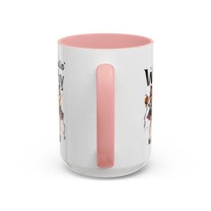 Witchy Accent Coffee Mug - Spooky Halloween Mug, Witchy Decor, Gift for Her, Fall Coffee Cup, Party Mug