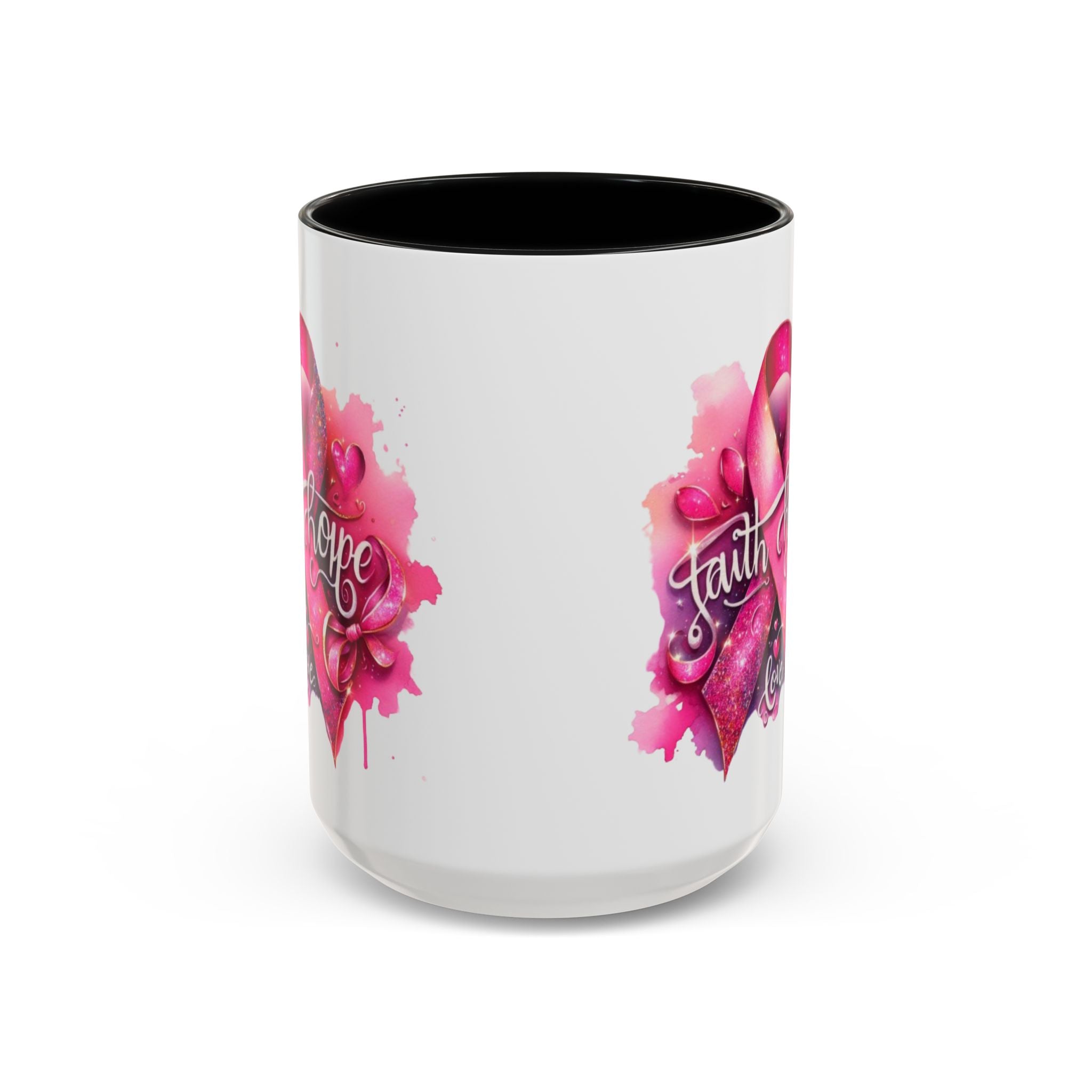 Cancer awareness Inspirational Hope & Faith and Love Coffee Mug