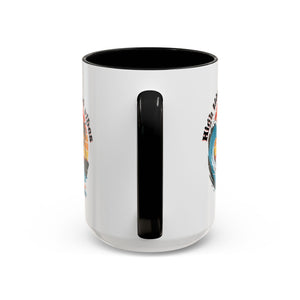 Surfing Cat Coffee Mug - High Tides & Good Vibes - Beach Lover Gift animal lover funny