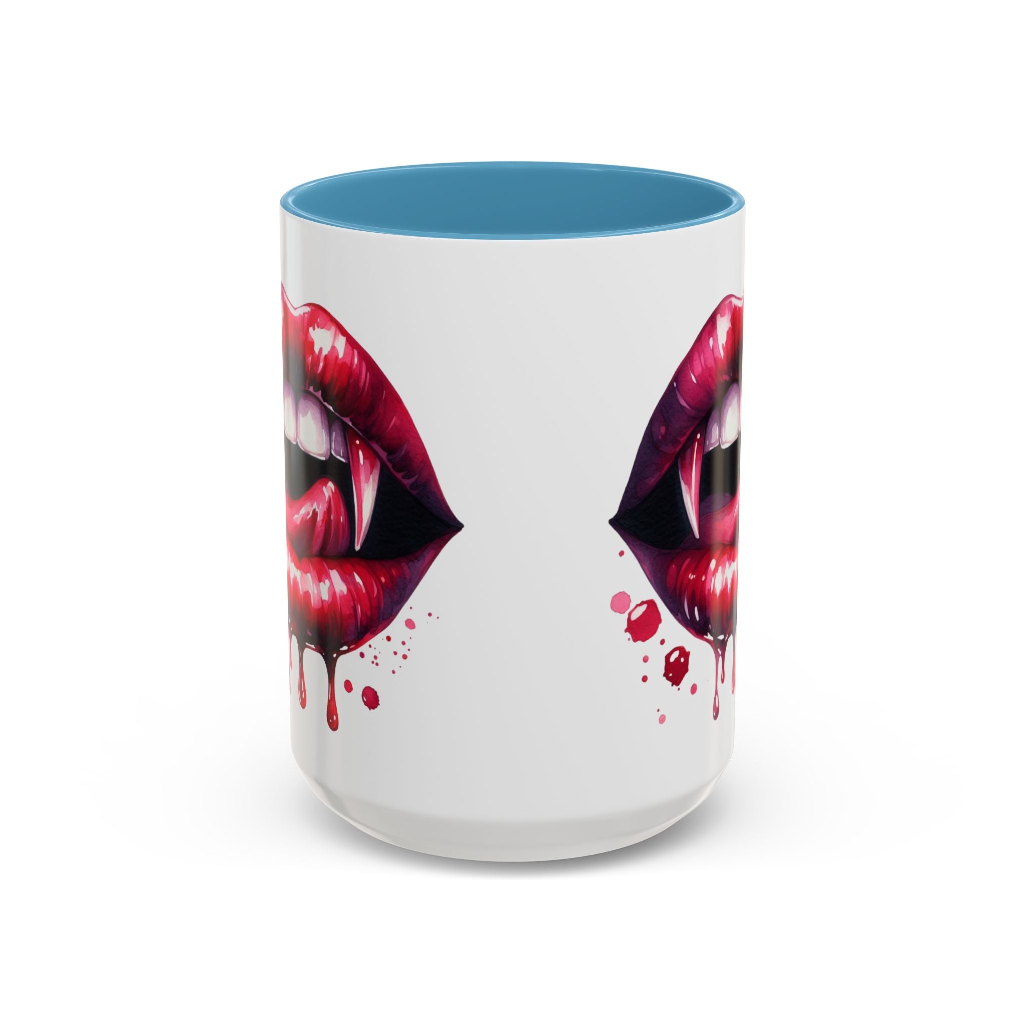 Gothic Vampire Teeth Coffee Mug – Perfect for Halloween, Spooky Occasions, Gift for Horror Lovers, Unique Accent Cup