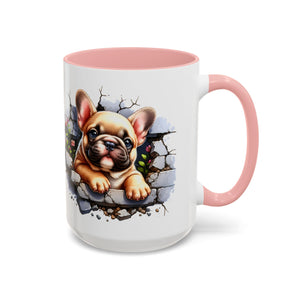 Charming Dog-Themed Coffee Mug, Perfect for Pet Lovers, Gift for Dog Owners, Cute French Bulldog Art, Ideal for Birthdays and Holidays