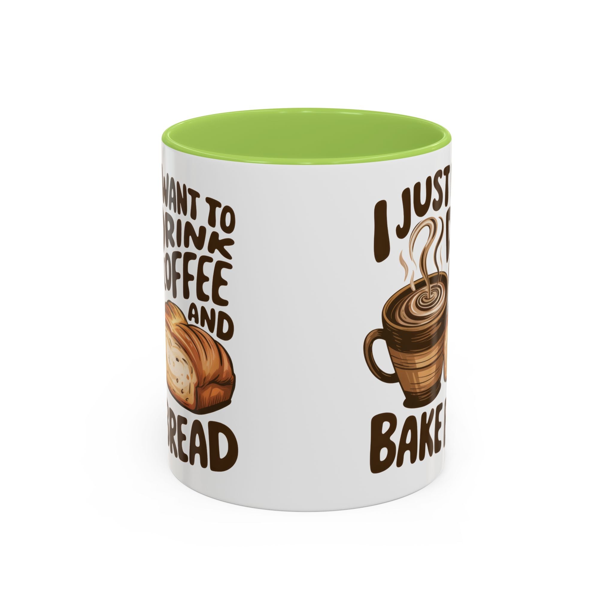 Cute Coffee & Bread Mug - Ideal for Baking Enthusiasts kitchen fun cozy
