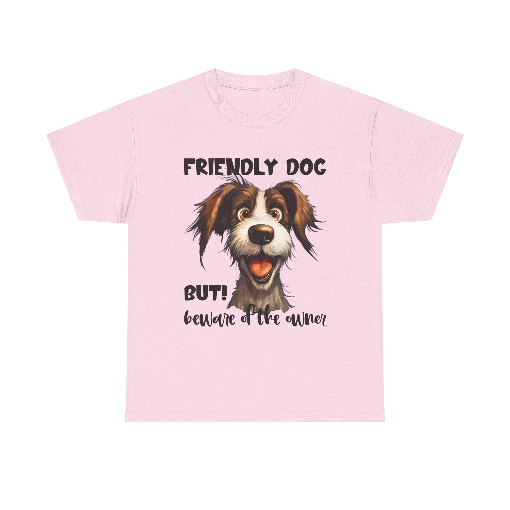 Friendly Dog Unisex Tee - Perfect for Pet Lovers, Gifts for Dog Owners, Casual Wear, Birthday Gifts, Dog-Themed Apparel