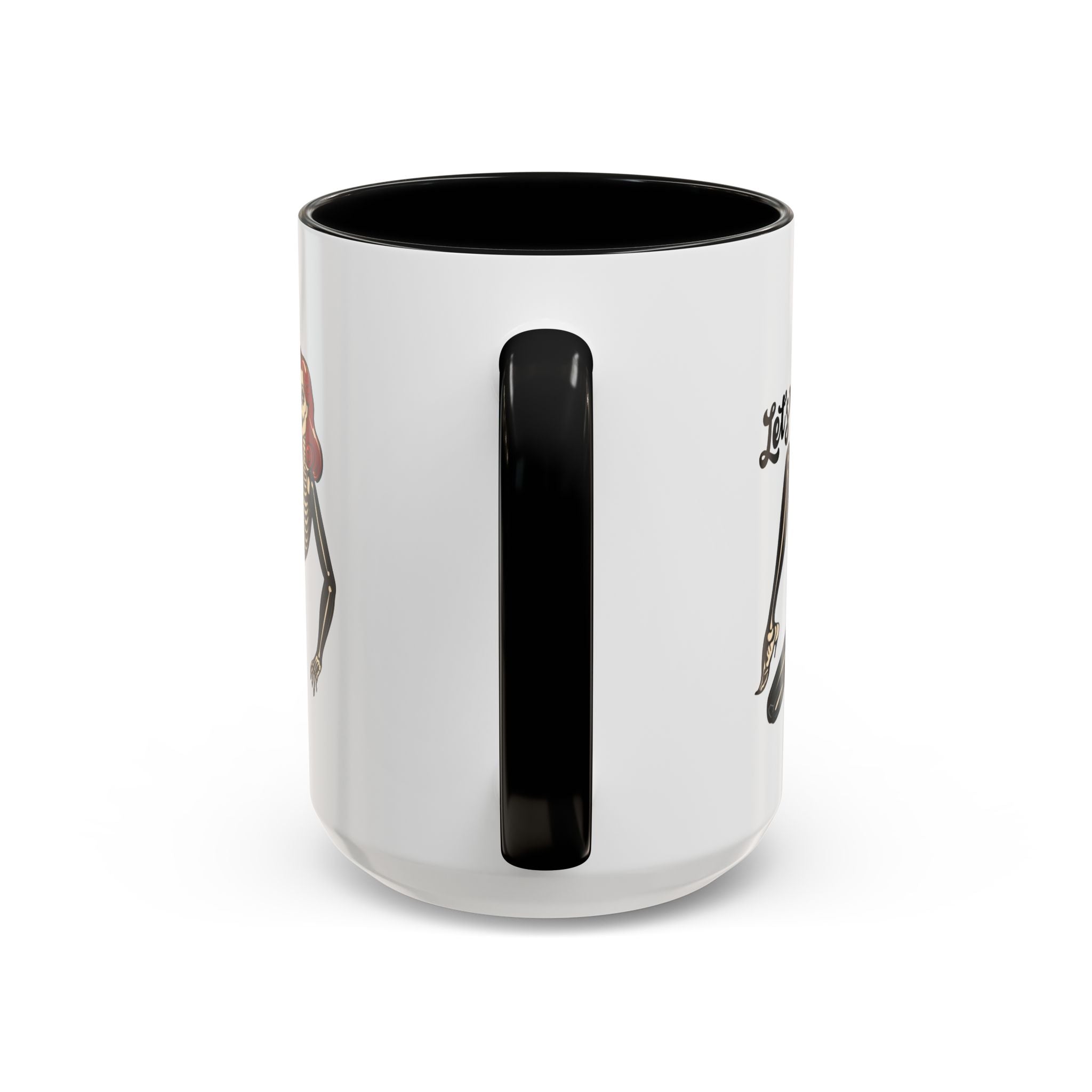 Spooky Skeleton Mug - Let's Bone, Halloween Gift, Gothic Coffee Cup, Unique Home Decor, Fun Drinkware