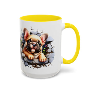 Charming Dog-Themed Coffee Mug, Perfect for Pet Lovers, Gift for Dog Owners, Cute French Bulldog Art, Ideal for Birthdays and Holidays