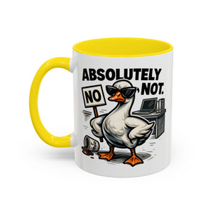 Sassy Coffee Mug, Humorous Gift for Geese Lovers, Fun Office Desk Decor, Funny Animal Cup, Quirky Kitchenware