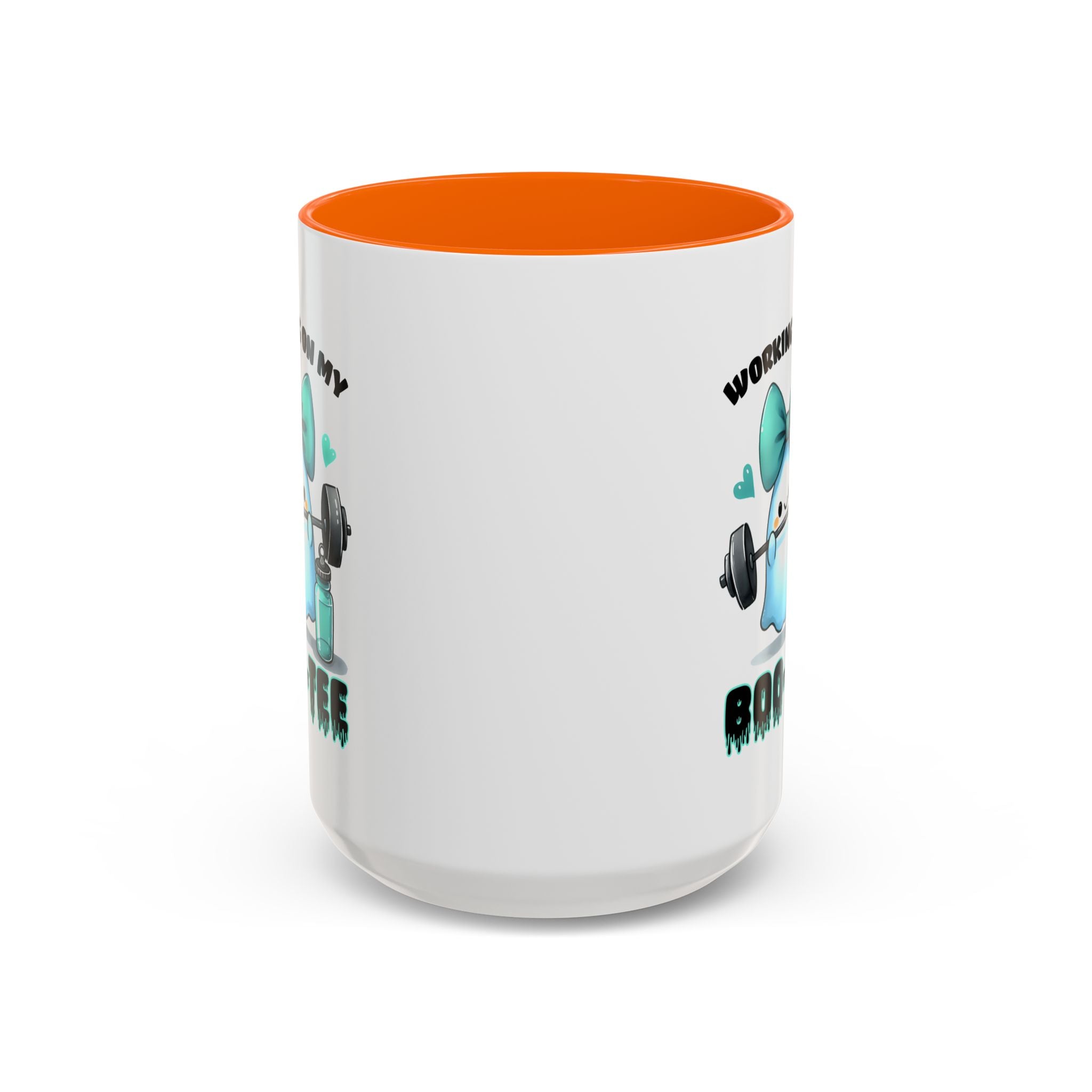 Fitness Motivation Coffee Mug, Workout Gift, Gym Decor, Boo-Tee Lover's Cup, Cute Ghost Mug