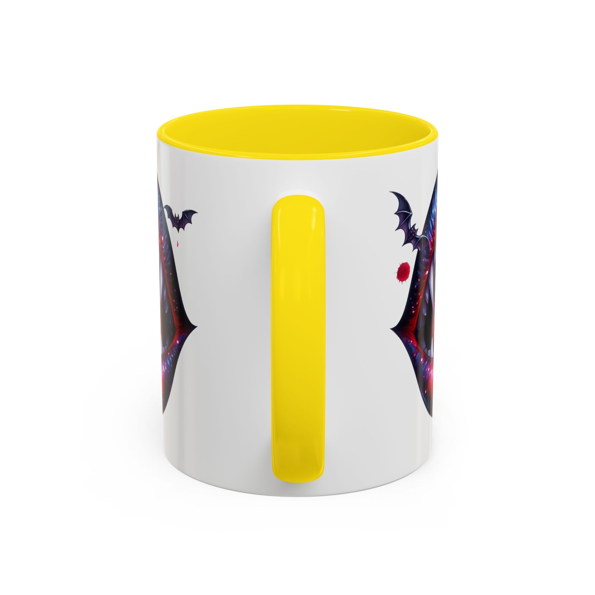 Vampire Lips Coffee Mug, Gothic Drinkware, Halloween Gift, Spooky Kitchen Decor, Vampires, Halloween Party Accessories