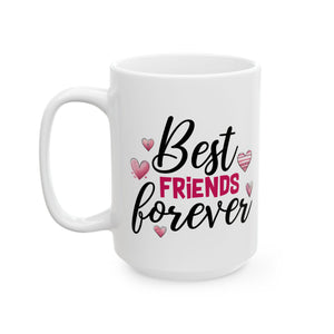 Best Friends Forever coffee Mug - Cute Gift for Friendship, Birthday, BFF, Coffee Lover, Tea Mug