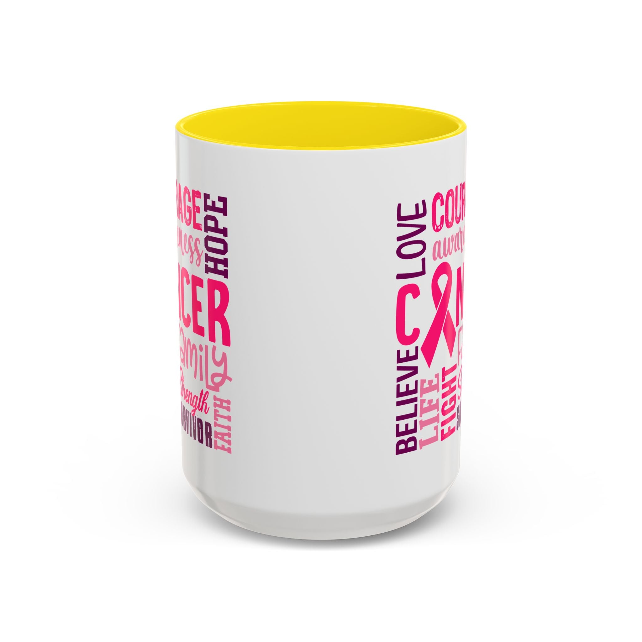 Inspirational Cancer Awareness Coffee Mug, Support Gift, Hope for Survivors, Breast Cancer Month, Motivational Mug, Encouragement Mug