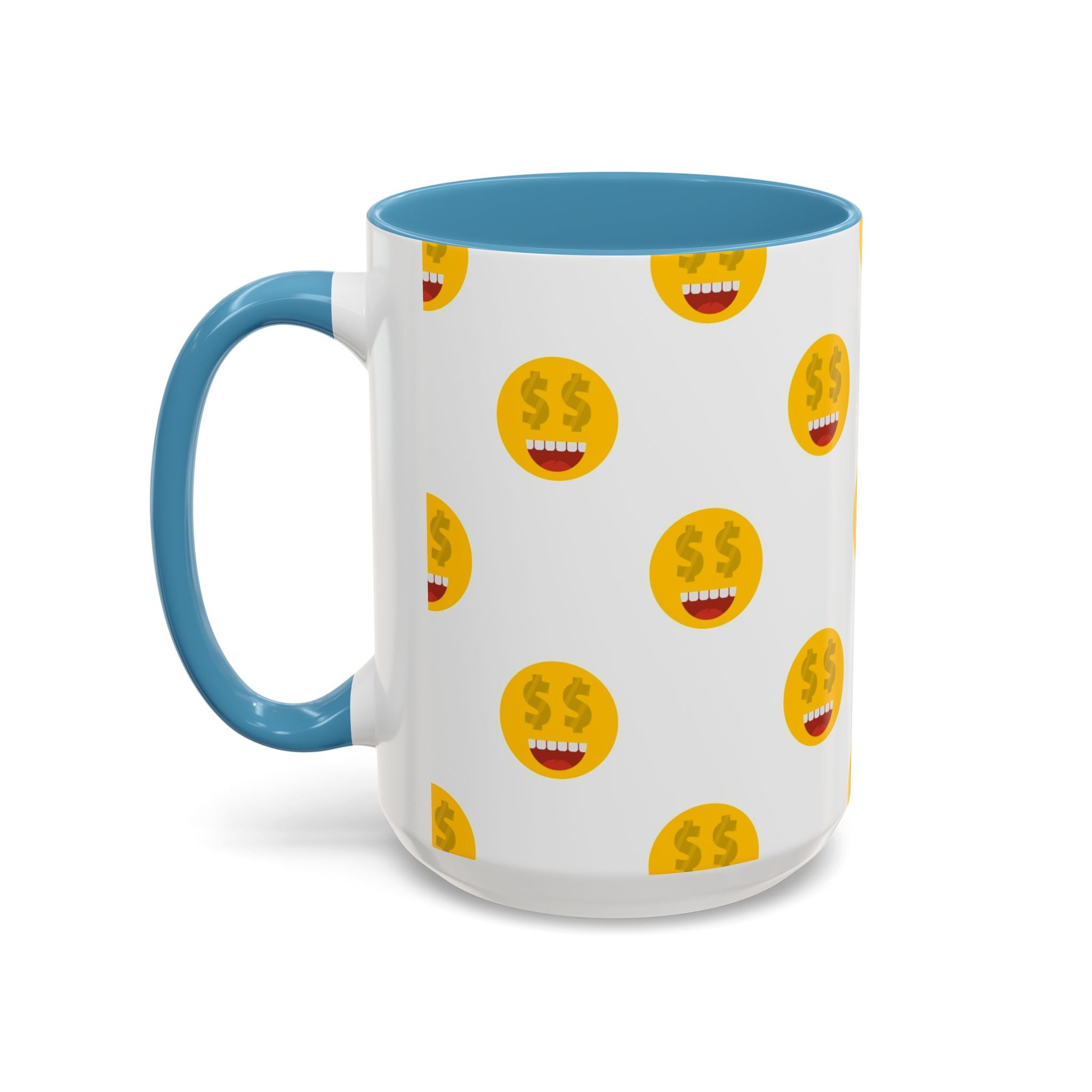 Smiles and dollars Accent Coffee Mug (11, 15oz)