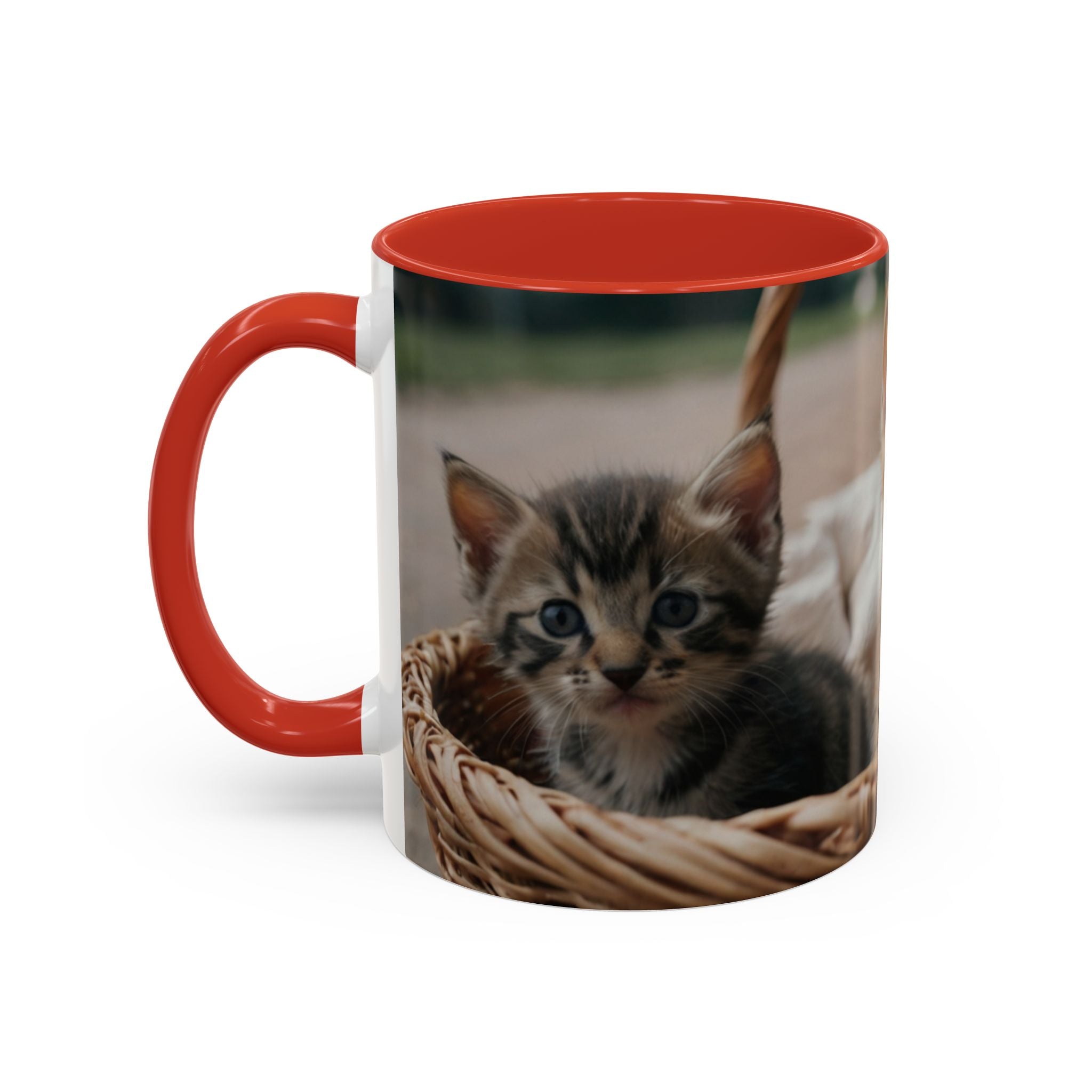 Cute Cat Accent Coffee Mug - 11oz & 15oz family of cats