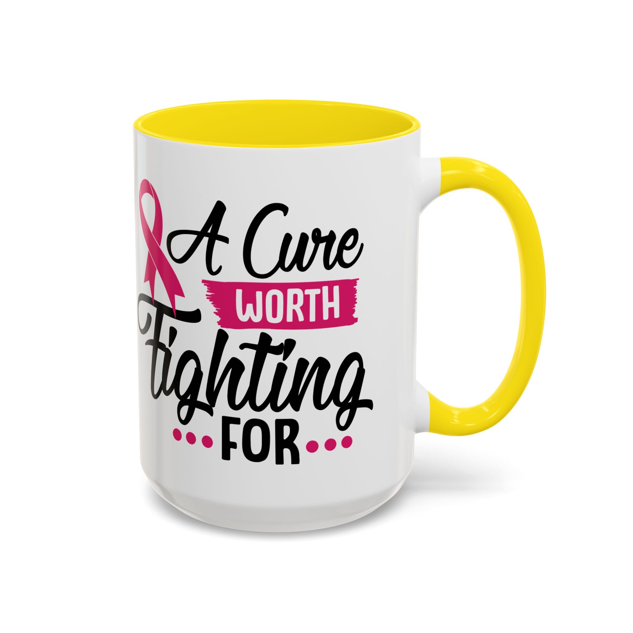 Inspirational Breast Cancer Awareness Mug, Supportive Gift for Fighters, 11oz & 15oz Coffee Cup - Perfect for Fundraisers, Hope, [...]