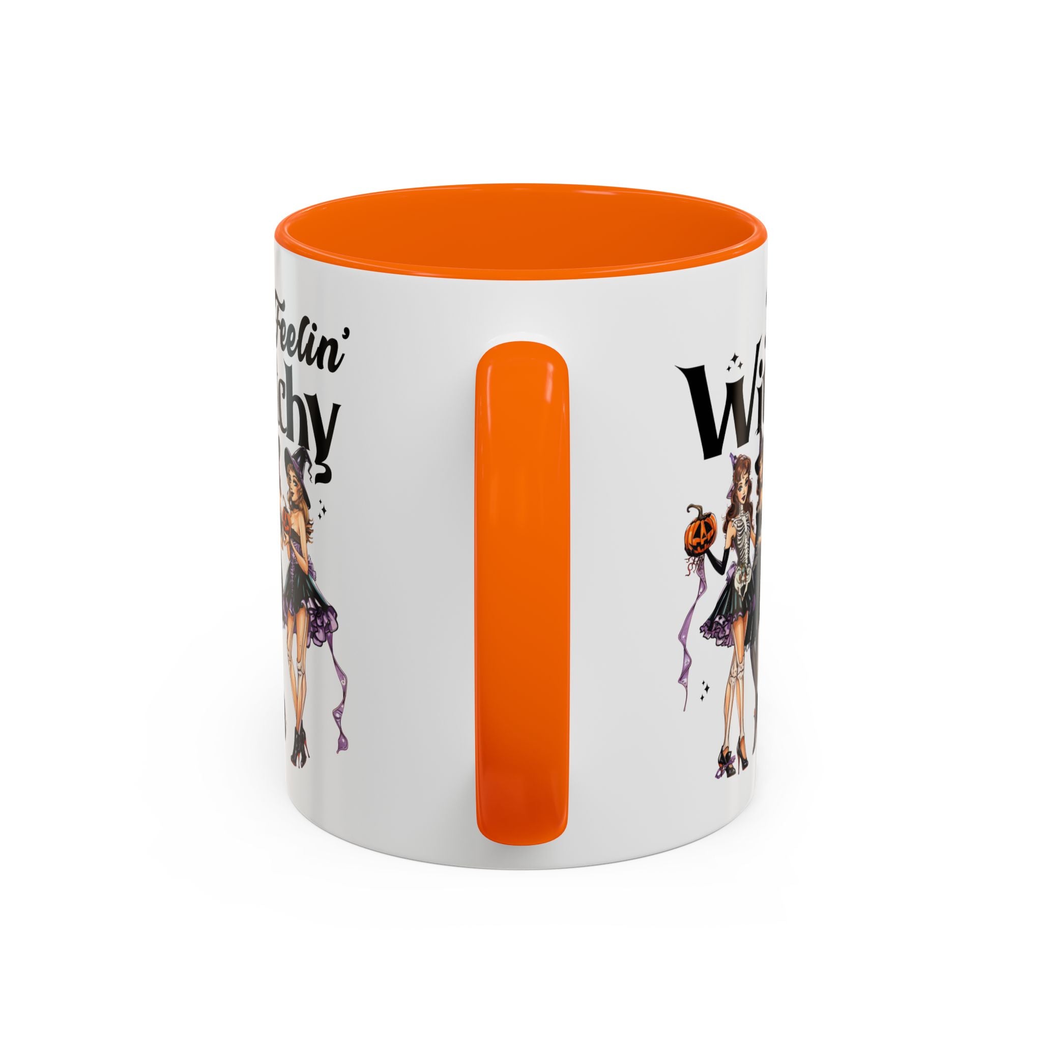 Witchy Accent Coffee Mug - Spooky Halloween Mug, Witchy Decor, Gift for Her, Fall Coffee Cup, Party Mug