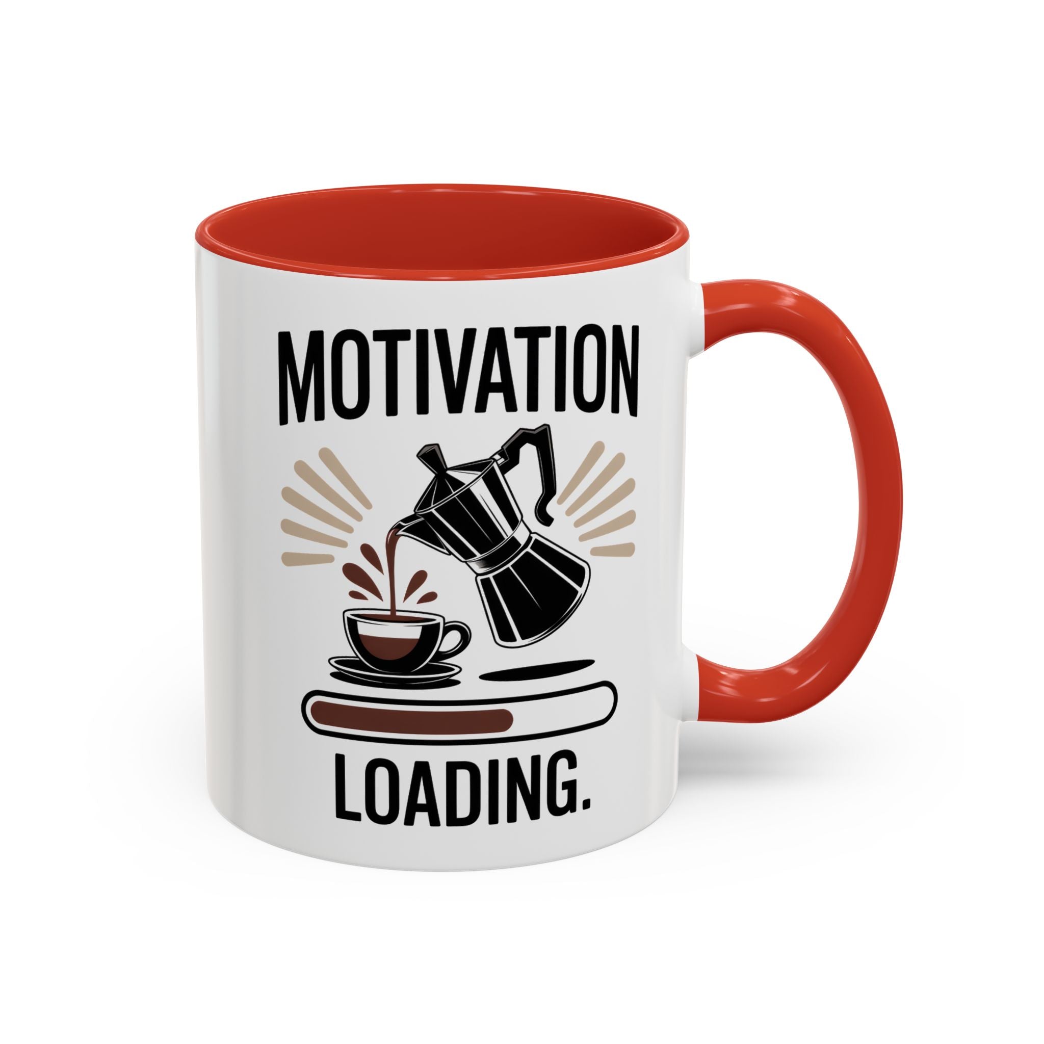 Motivation Loading Coffee Mug - Stylish 11oz & 15oz Accent Mug for Coffee Lovers