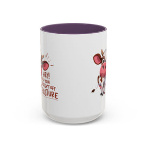 Funny Cow Coffee Mug – Perfect Gift for Farmers, Cow Lovers, Humor Fans, Cute Kitchen Decor, Office Coffee Cup