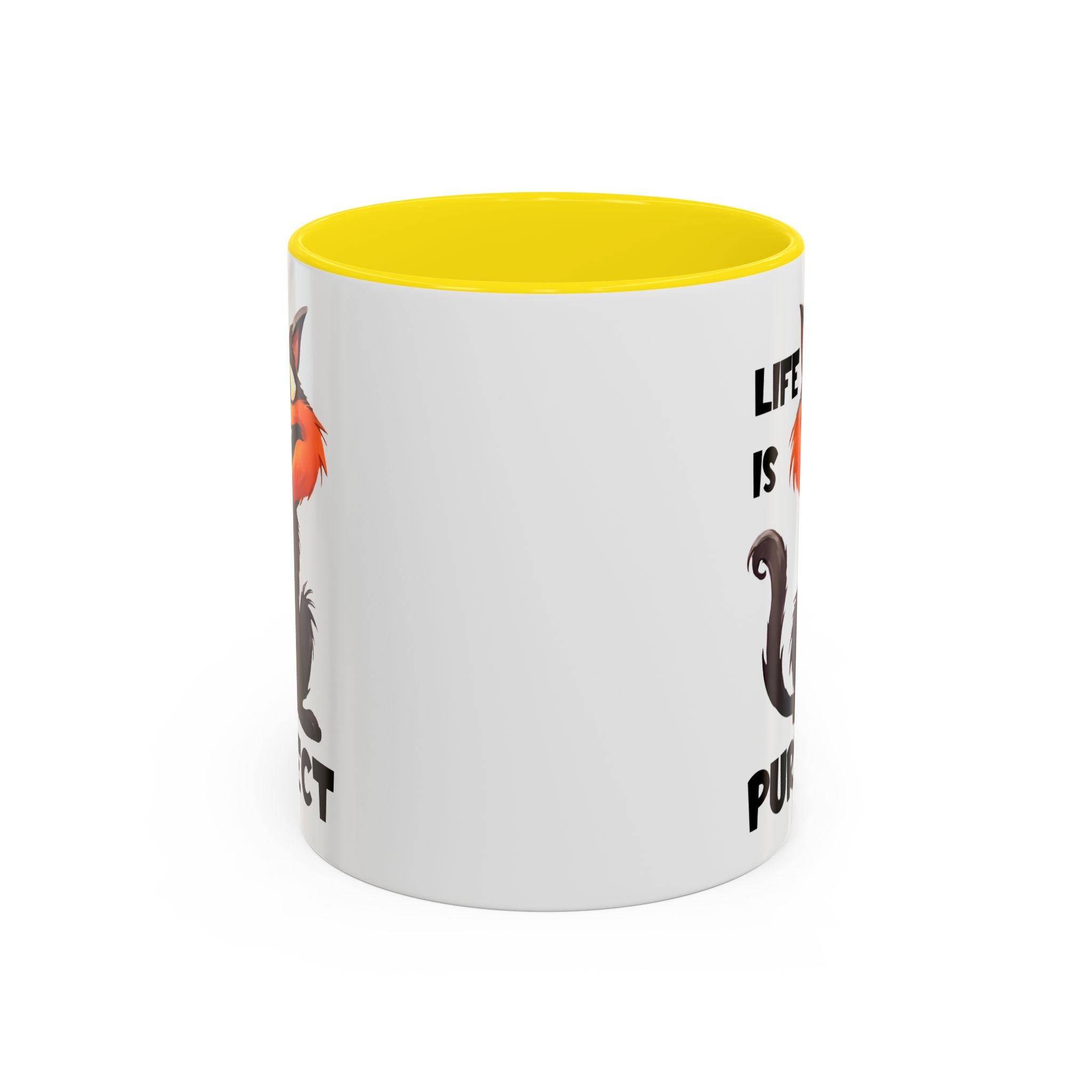 Purrfect Cat Accent Coffee Mug, Cat Lover Gift, Funny Drinkware, Cute Kitchen Accessory, Pet Owner Mug, Unique Gift Idea