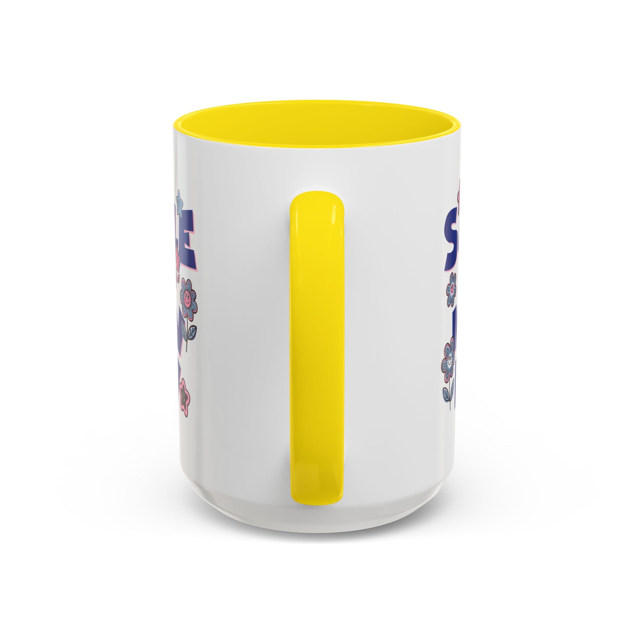 Inspirational Flower Design Coffee Mug - "Smile It's a New Day" - Perfect Gift for Coffee Lovers